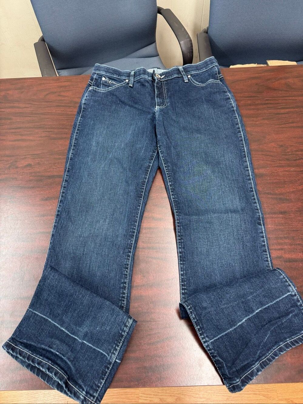 Wrangler Q-Baby Ultimate Riding Mid Rise Boot Cut Jeans Size 11/12x32